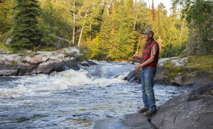 Unforgettable fishing experience at Shining Falls Lodge in Manitoba, surrounded by pristine wilderness and abundant catches.